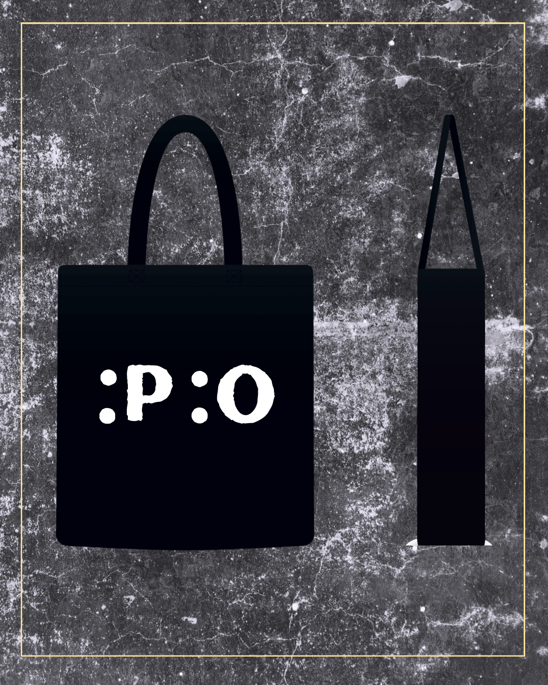 :Panic :Over Tote Bag