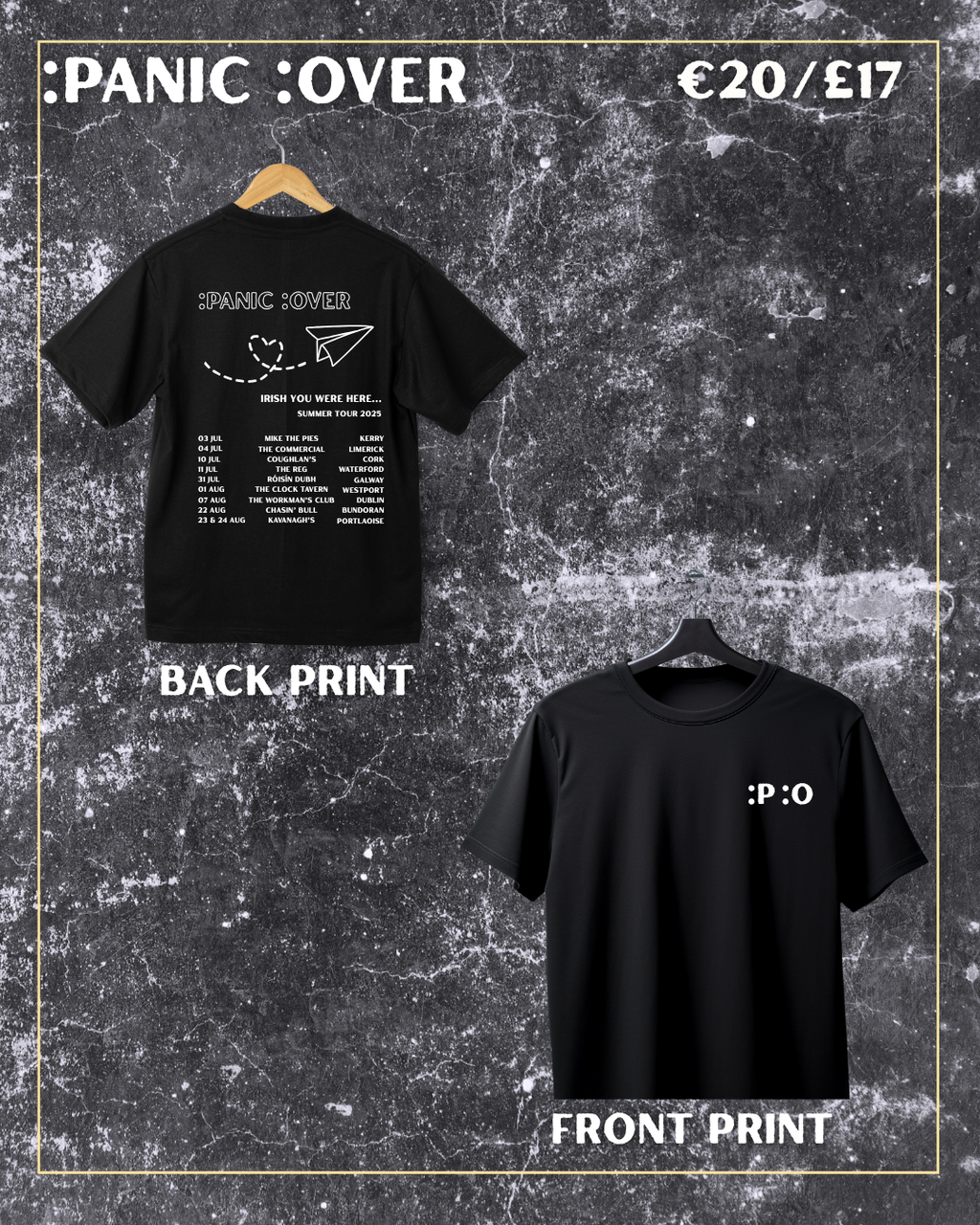 :Panic :Over T-Shirt