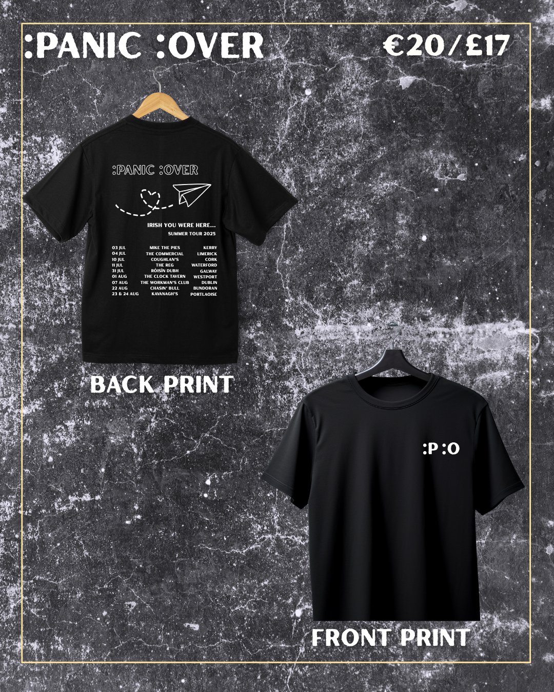 :Panic :Over T-Shirt